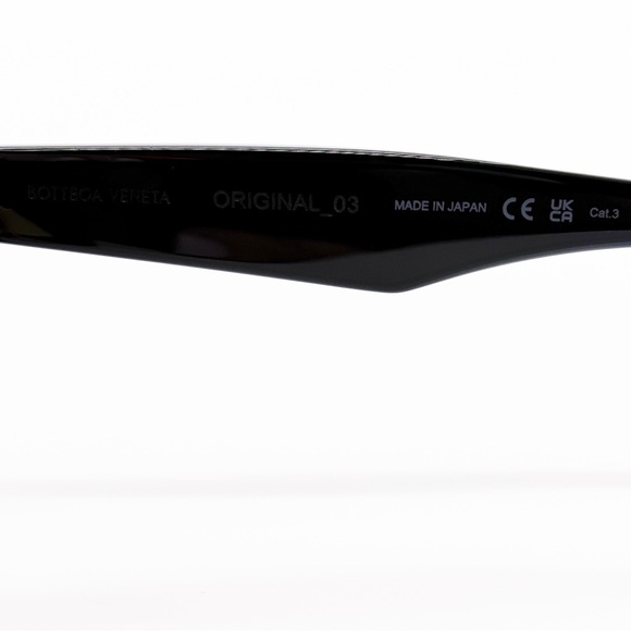 NEW BOTTEGA VENETA BV1003S 001 SQUARE BLACK GREY UNISEX SUNGLASSES - Picture 7 of 9